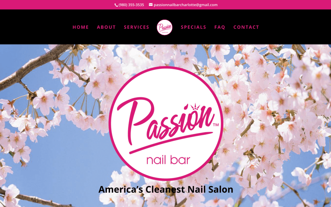 Nail Salon Website Design