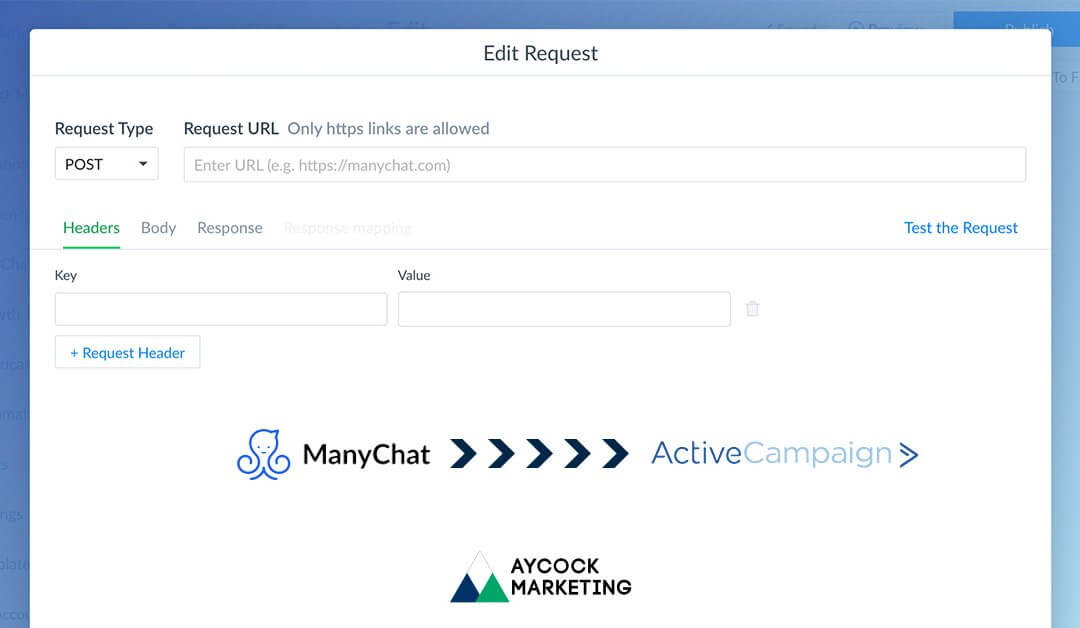How to Create & Update Contacts in ActiveCampaign Using ManyChat External Requests (and Without Using Zapier!)